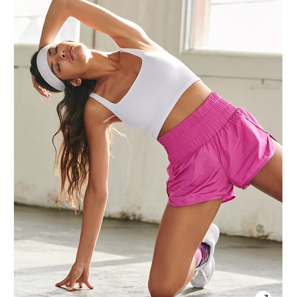 FREE PEOPLE MOVEMENT The Way Home Shorts Vivacious Violet